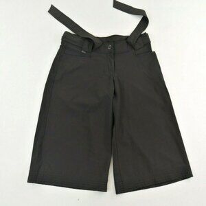 Lole  Brown Self Belted Walking Bermuda Shorts Water Repellent Womens Size 8 EUC